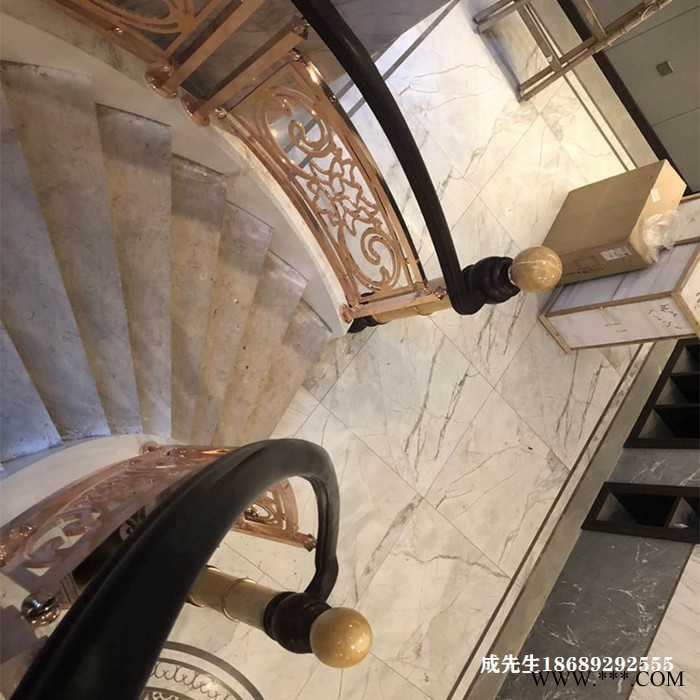 水镀欧式别墅铜艺雕花栏杆电泳技术过硬图5