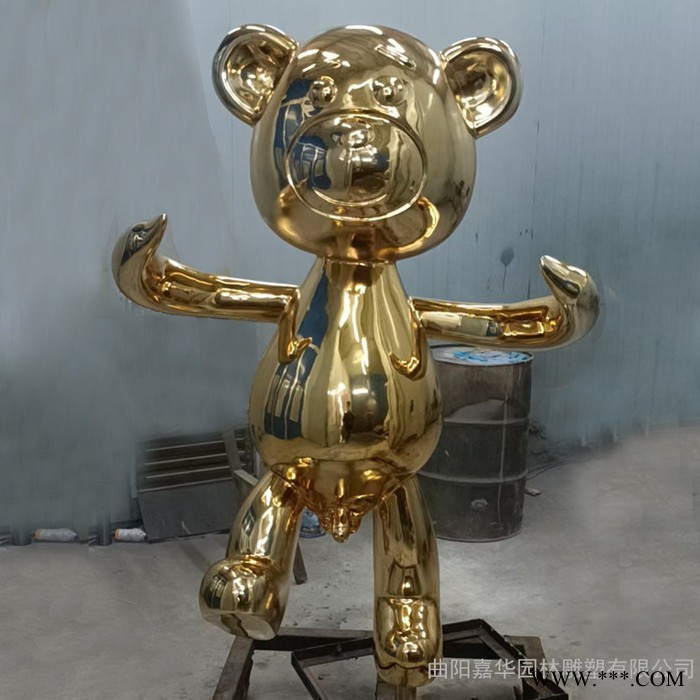 嘉华雕塑  不锈钢电镀米奇雕塑  电镀金属雕塑  不锈钢雕塑图4