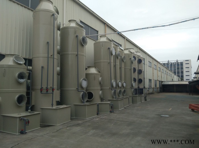 潍坊喷淋塔 熙诚 电镀废气 pp喷淋塔废气塔图3