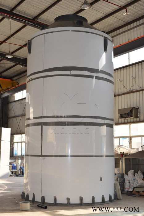 潍坊喷淋塔 熙诚 电镀废气 pp喷淋塔废气塔图2