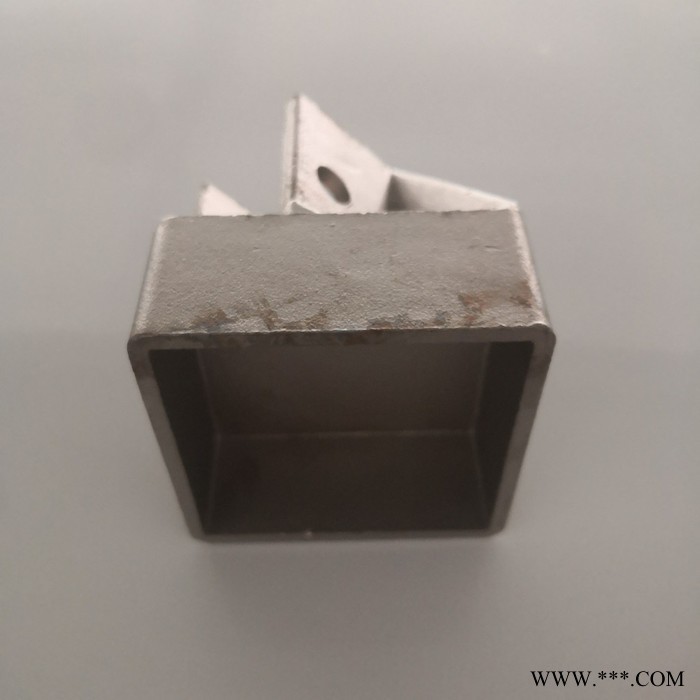 联方80*80方管堵头飞靶补强管衔接座 电镀设备图2