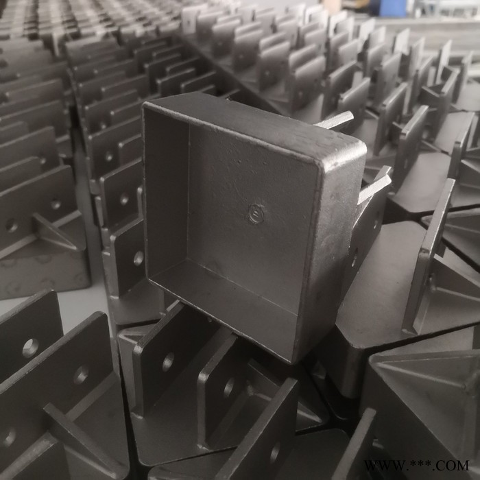 联方80*80方管堵头飞靶补强管衔接座 电镀设备图3