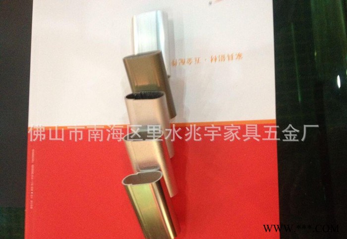 鹏翼氧化磨砂 电泳磨砂香槟 电泳平光银白 喷砂白金 亮光浅香槟衣通管图3