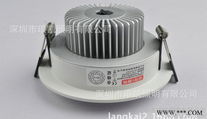 高品质LED筒灯 电泳白色筒灯 2.5寸3寸4寸6寸8寸图3