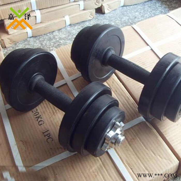 嘉泽 运动健身用品 纯铁哑铃 电镀哑铃 多功能拆装男士练臂肌哑铃图4