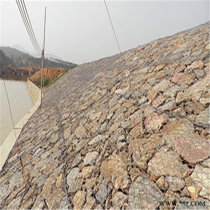 可定制  河道防护石笼网 包塑格宾网 电镀锌石笼网图4