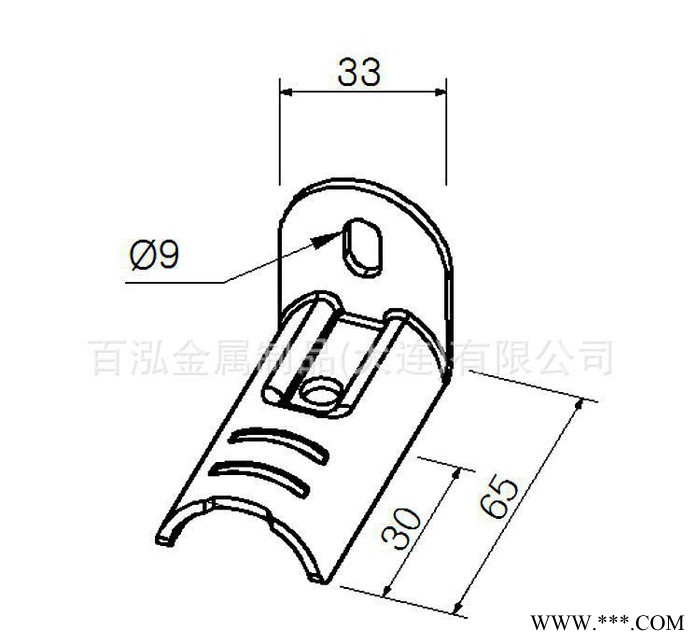 线棒接头 | 金属连接件 | 电泳连接件（H-9）图2