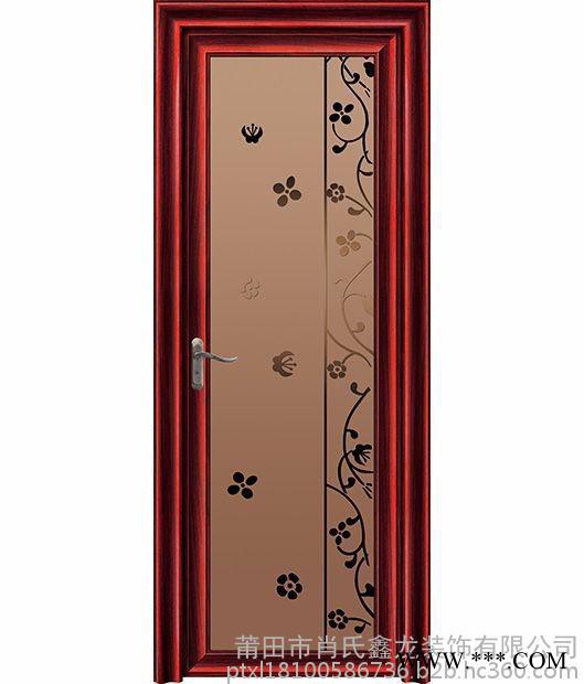 福建鑫龙2017款**莆田铝合金房间室内门 全铝电泳仿木纹铝门 本地可安装 价格优惠图5