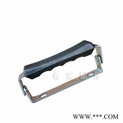 希荣水泵电机配件自吸泵系列薄厚提手铁，塑料手柄镀白电泳拉手**现货批发可定做图3