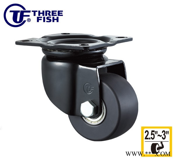 中山铔鑫嘉镒 TF 机柜脚轮 低重心脚轮 不銹钢 电泳 MC PU 尼龙 脚轮图4