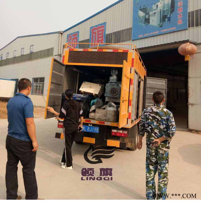 山东领旗LQDL-202 固液分离机带式污泥处理设备污泥压缩设备电镀污泥处理设备图2