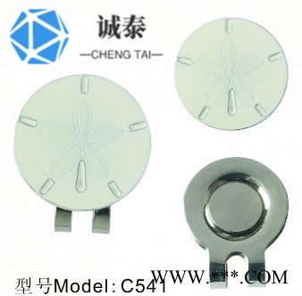 定制电镀高尔夫球夹,创意金属帽夹制作,诚泰制作磁性铁帽夹厂图5