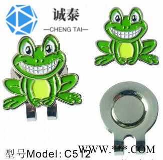 定制电镀高尔夫球夹,创意金属帽夹制作,诚泰制作磁性铁帽夹厂图7