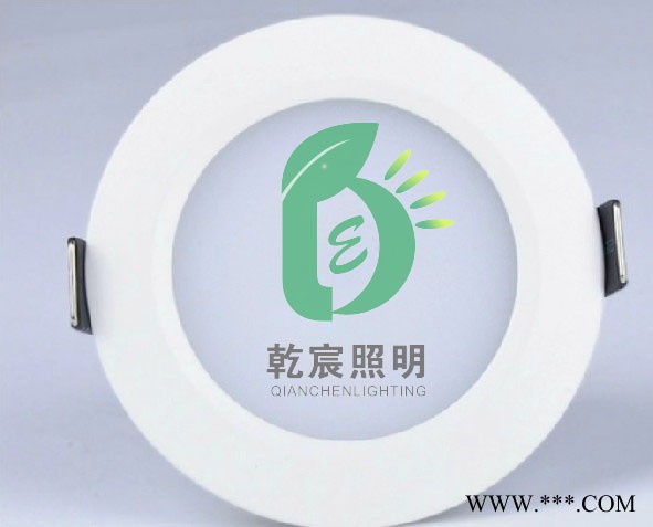供应批发新款3寸LED天花灯简灯 3W电泳白 客餐厅LED灯 压铸铝天花灯图2
