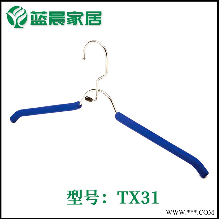 防滑晾衣架 ** 高品质高承重防锈衣架 电镀 防滑衣架图2