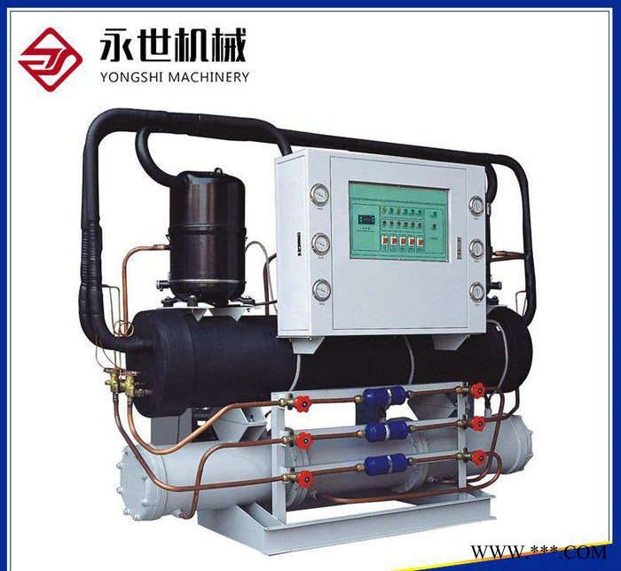 永世开放式冷水机 东莞小型精密螺杆机 工业电泳冷水机组加工定图3