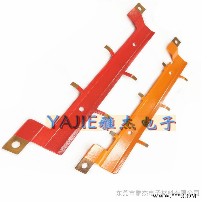 电镀异型铜排冲压件 电池模组连接导电片 动力电池连接铜排图4