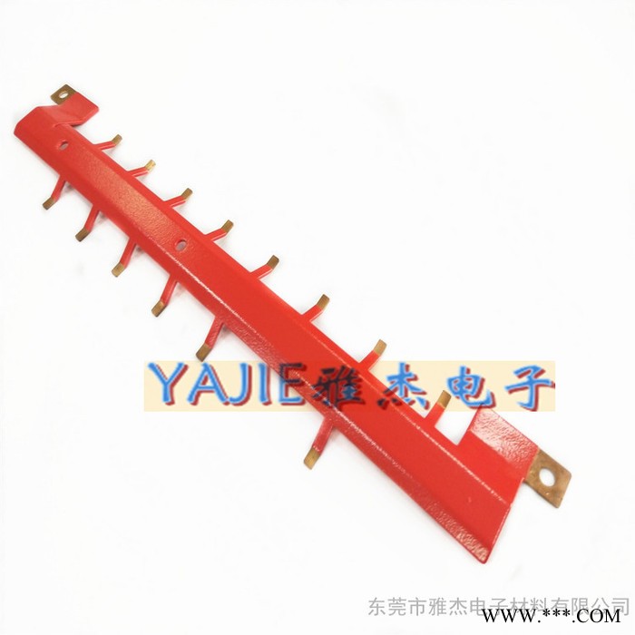 电镀异型铜排冲压件 电池模组连接导电片 动力电池连接铜排图5