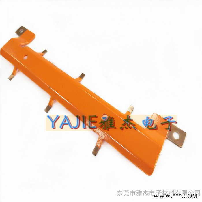 电镀异型铜排冲压件 电池模组连接导电片 动力电池连接铜排图6