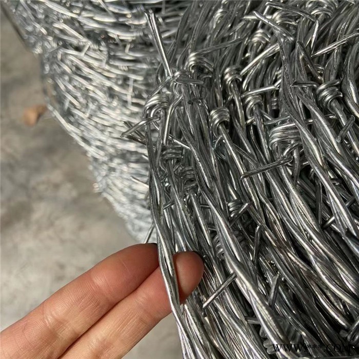 鑫普润 防护刺绳 刺绳围栏 电镀锌刺绳 防盗刺网现货供应质量有保证图4