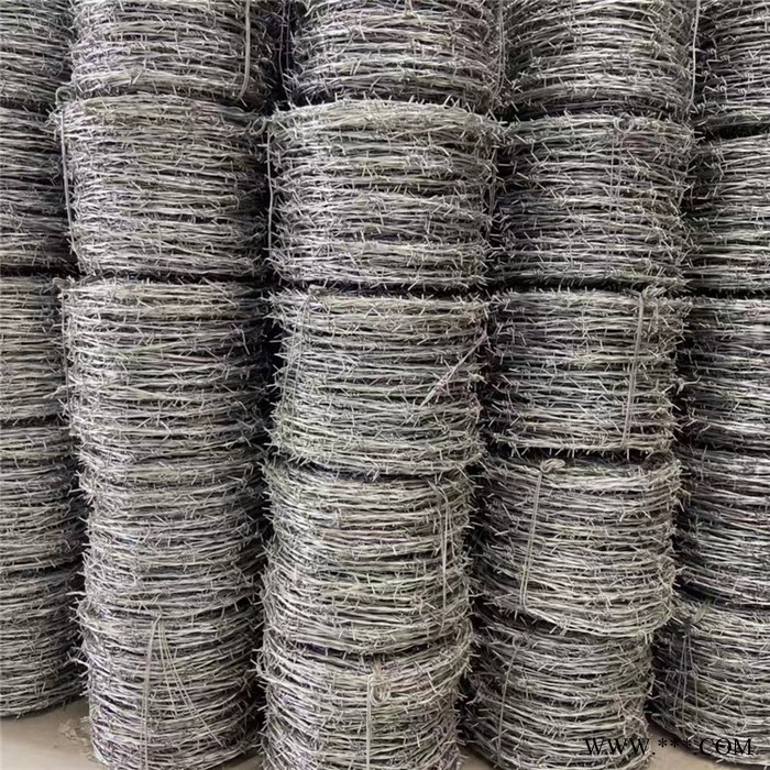 鑫普润 防护刺绳 刺绳围栏 电镀锌刺绳 防盗刺网现货供应质量有保证图3