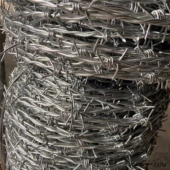 鑫普润 防护刺绳 刺绳围栏 电镀锌刺绳 防盗刺网现货供应质量有保证图2