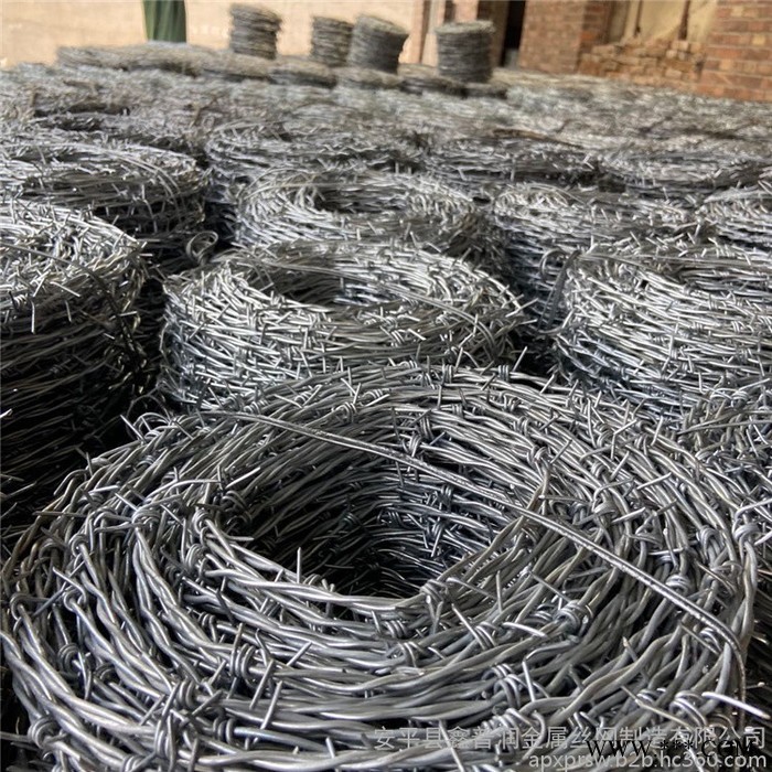 鑫普润 电镀刺绳 铁丝刺绳 刺绳护网 刺绳刺丝现货供应大量备货图4