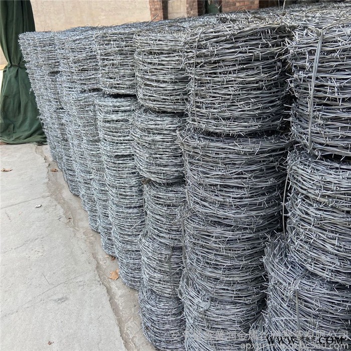 鑫普润 电镀刺绳 铁丝刺绳 刺绳护网 刺绳刺丝现货供应大量备货图3
