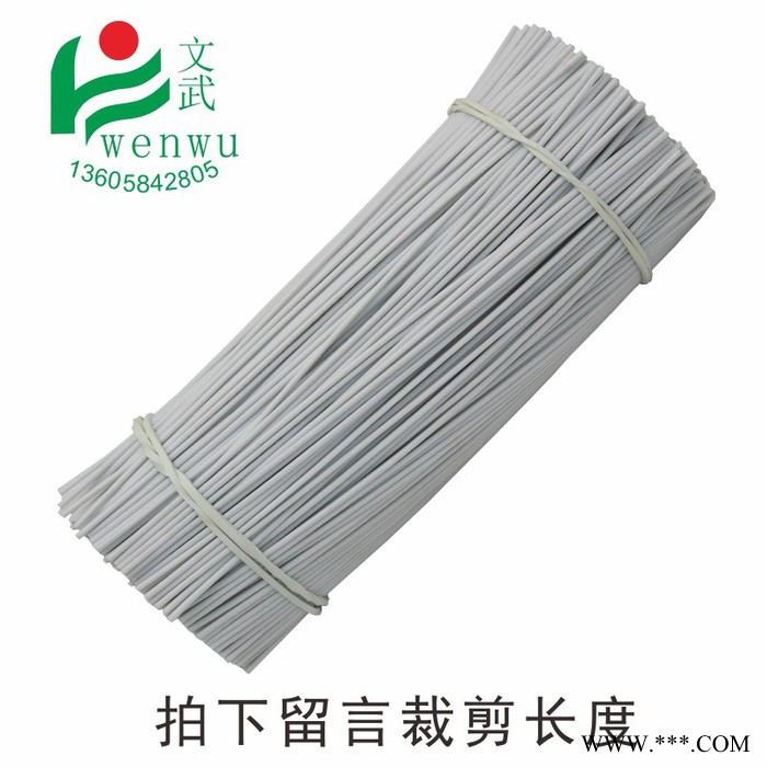 电缆绑丝扎带捆标志牌 塑料扎丝0.7电镀锌铁扎带线首饰盒挂线绑丝图3