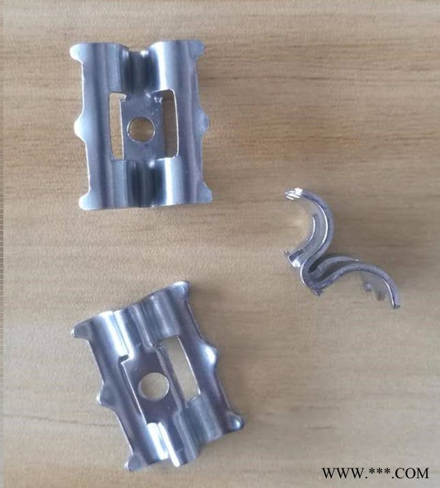 不锈钢地板扣件 重竹地板扣件 菠萝格地板卡扣 6刺咖啡色不锈钢扣件 黑色电泳漆8点扣件图7