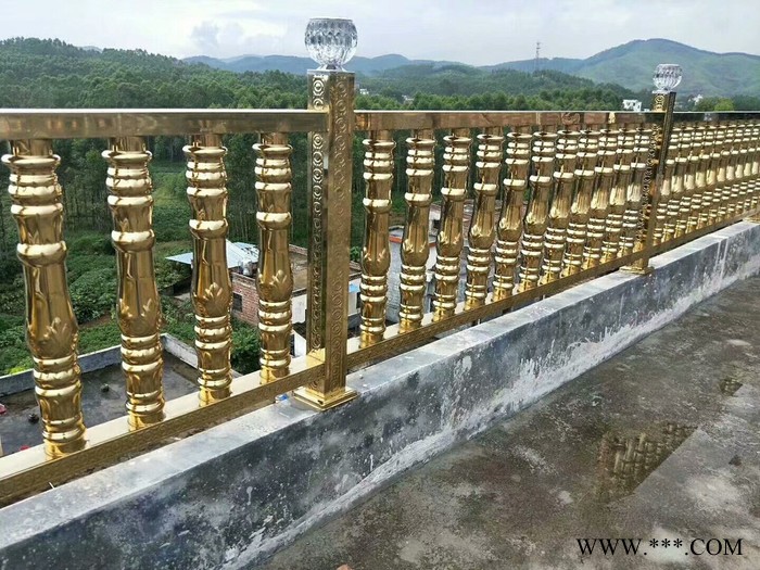 家居专用 304钛金不锈钢护栏立柱 【不锈钢扶手电镀图片】图3