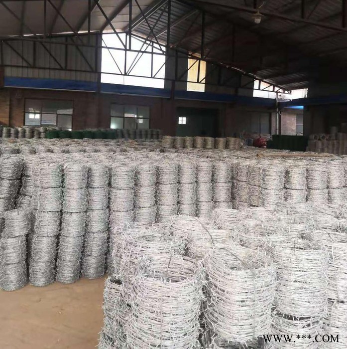 千聚防护刺绳 防盗刺绳 电镀锌刺绳 正反拧铁丝刺绳 正反拧铁丝刺绳图6