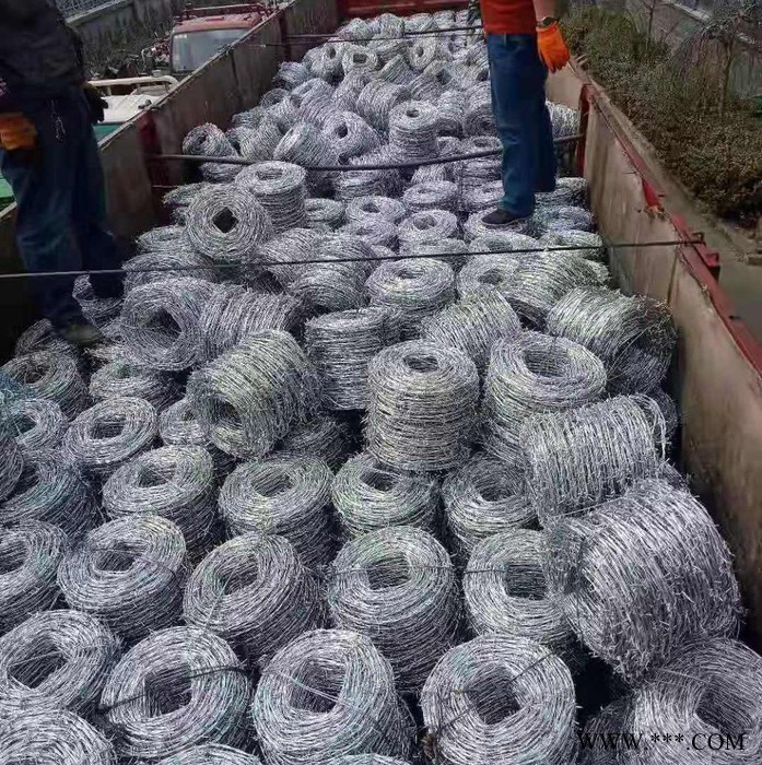 千聚防护刺绳 防盗刺绳 电镀锌刺绳 正反拧铁丝刺绳 正反拧铁丝刺绳图5