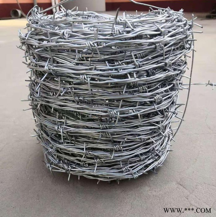 千聚防护刺绳 防盗刺绳 电镀锌刺绳 正反拧铁丝刺绳 正反拧铁丝刺绳图4