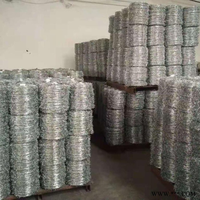 千聚防护刺绳 防盗刺绳 电镀锌刺绳 正反拧铁丝刺绳 镀锌刺绳铁丝网图7