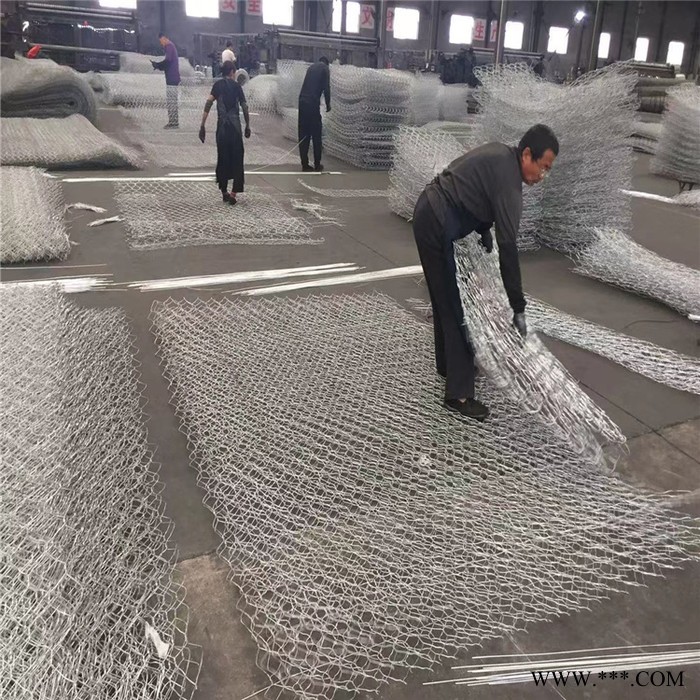 安装简便欢迎定制 护岸石笼网箱 格滨石笼 澜润望谟 电镀锌石笼网 供货商图2