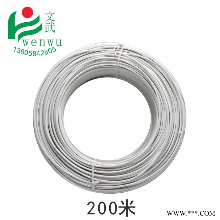 文武包装包塑铁丝捆钢丝 1.6电镀锌扎线铁绑线扎带用户外电缆施工图2