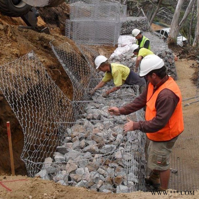 ** 固滨笼 石笼防护 电镀锌石笼网 石笼网护坡 河道铅丝笼 石笼网报价图4