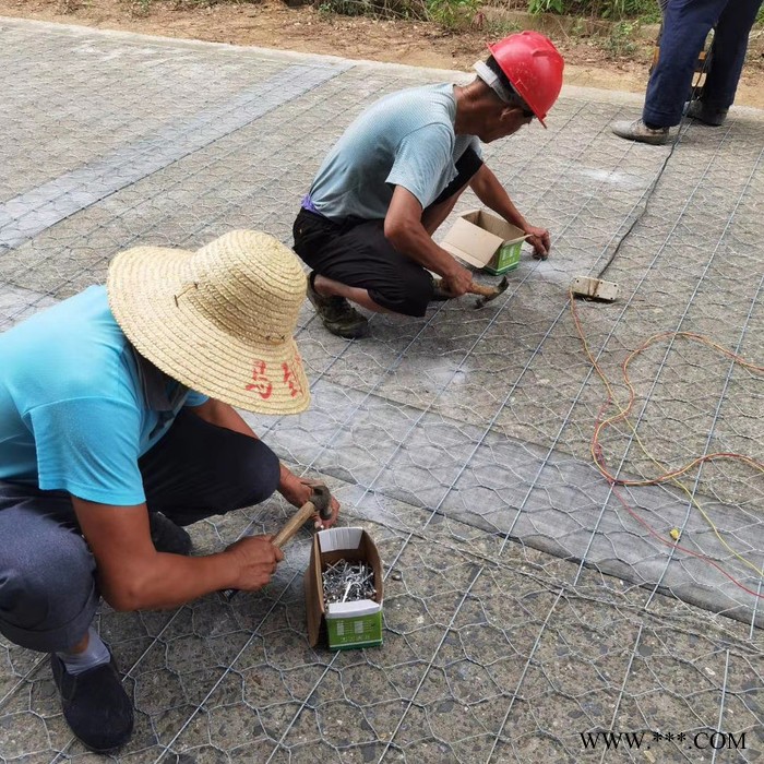 【宏利】铁丝石笼网  钢丝石笼网    电镀锌石笼网  石笼网厂家定制  石笼网厂家现货图6