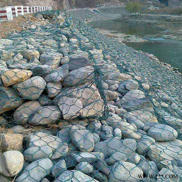 现货供应 pvc石笼网 石笼网垫规格 勾花石笼网 电镀锌石笼网 雷诺护垫 云南石笼网图3