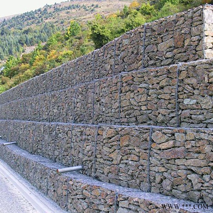 现货供应 pvc石笼网 石笼网垫规格 勾花石笼网 电镀锌石笼网 雷诺护垫 云南石笼网图2