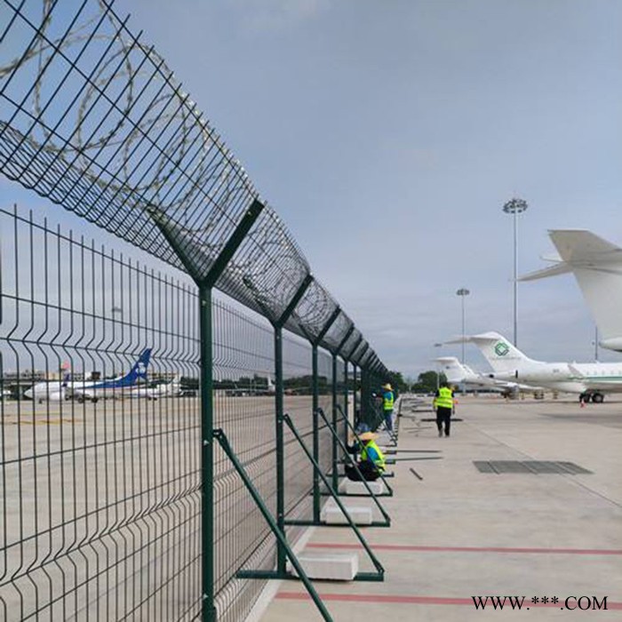 可定制  护栏网监狱护栏网现货 机场护栏网 电镀机场护栏网 机场护栏网厂图2