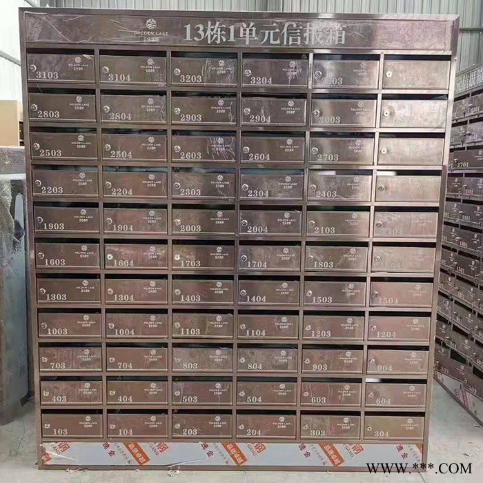 民泰 信报箱 住宅信报箱 电镀信报箱图5