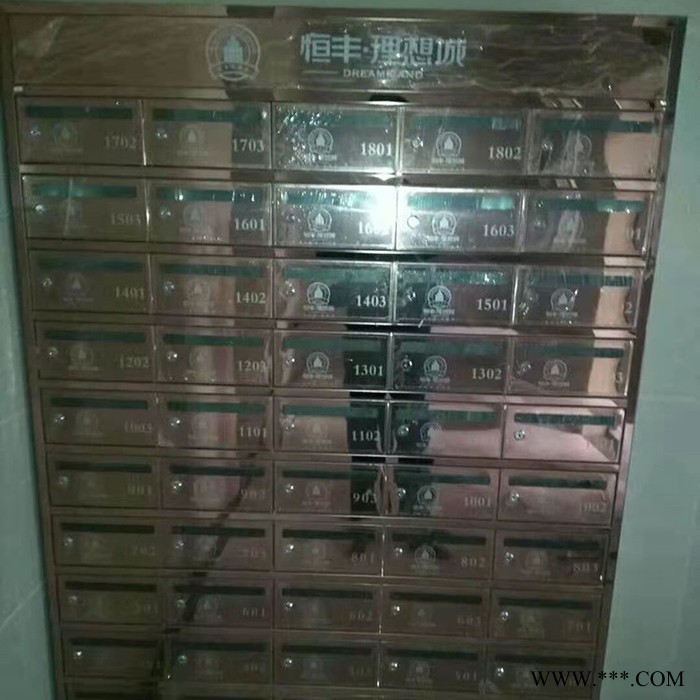 民泰 信报箱 住宅信报箱 电镀信报箱图4