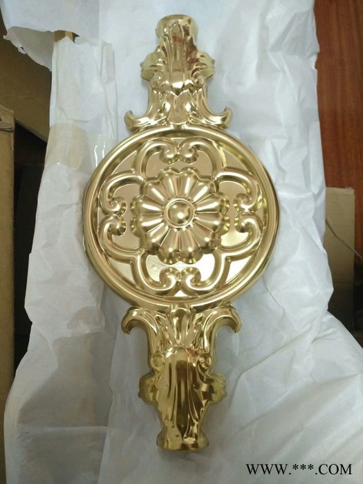 304钛金不锈钢【花开富贵】 不锈钢门花电镀厂家 304玫瑰金不锈钢宝瓶门花电镀厂家 304不锈钢花开富贵门花电图片图5