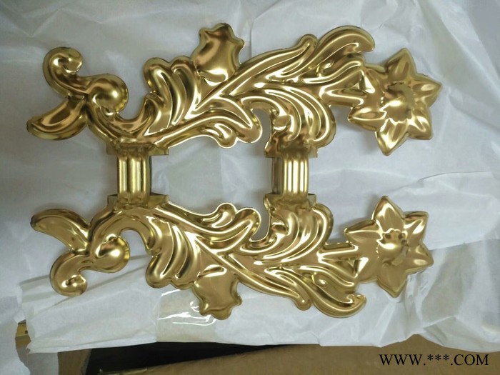 304钛金不锈钢【花开富贵】 不锈钢门花电镀厂家 304玫瑰金不锈钢宝瓶门花电镀厂家 304不锈钢花开富贵门花电图片图3