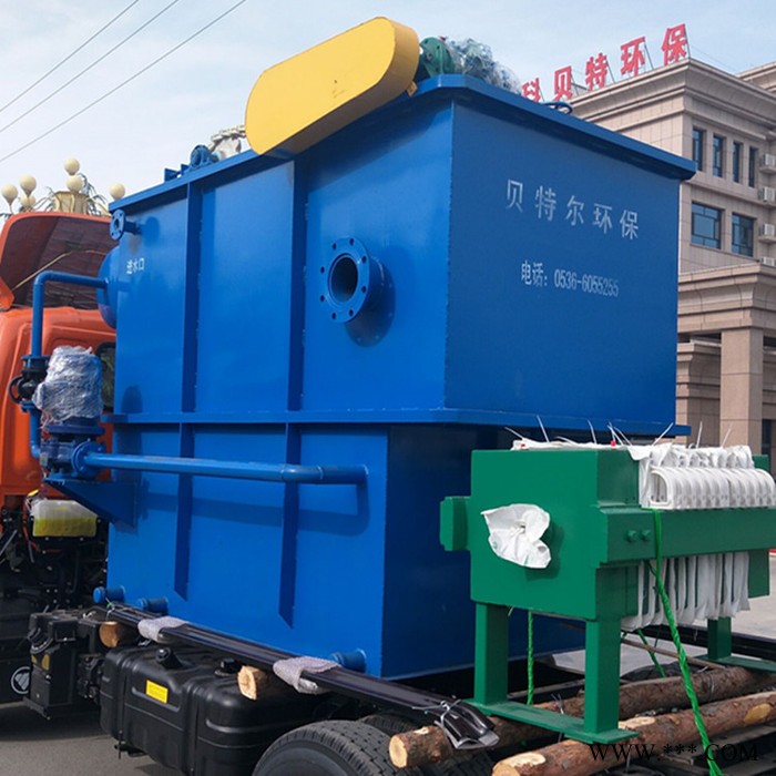 环保设备厂家供应溶气气浮机 加压气浮机电镀污水处理设备 印染污水处理设备 工业废水处理设备**价廉图7