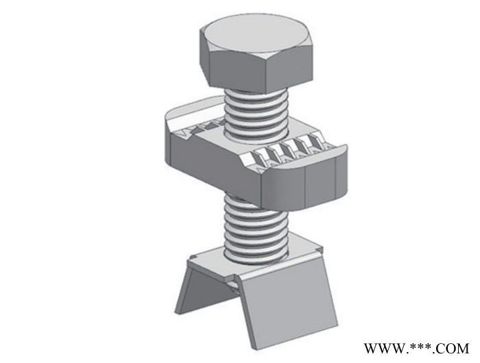 抗震支吊架配件 热镀锌 电镀 封闭折弯底座 厚度5.8MM图2