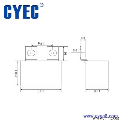 纯源【厂家批发】电镀电源电容器定制 CSL 0.47uF 1000V
