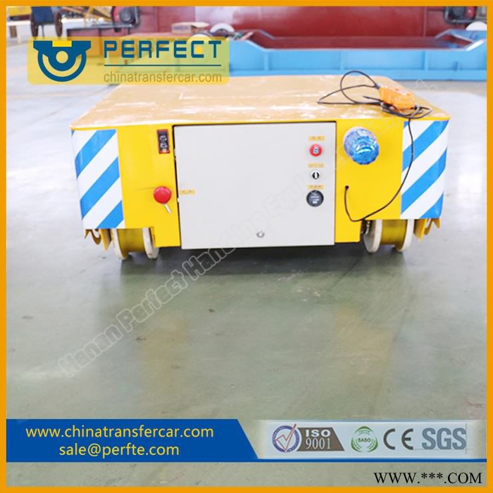 新乡帕菲特 搬运长型梁轨道平车 电镀用电动轨道平板车 石材搬运过跨地轨车定制图5